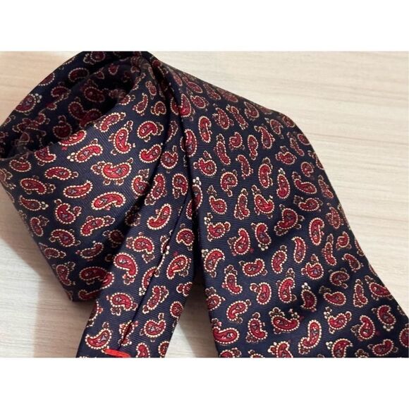 Master Paisley Silk Tie - Picture 4 of 9